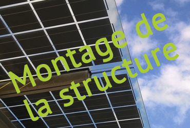 Travaux de l'ombrière photovoltaïque sur le parking du SymielecVar #3
