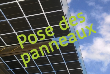 Travaux de l'ombrière photovoltaïque sur le parking du SymielecVar #4