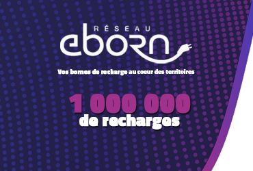 1 million de recharges sur le réseau eborn